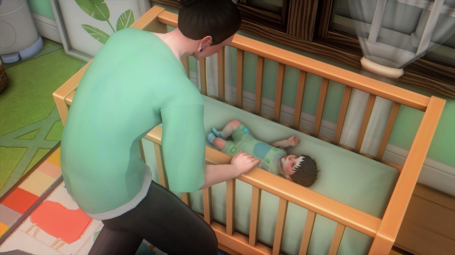 ではそろそろおねむの時間ということでベッドに…