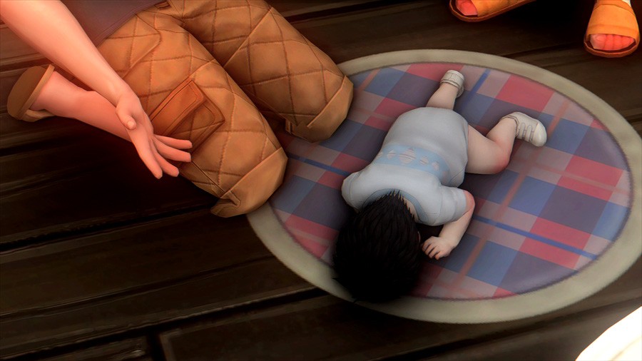 わーーーーー!ってうつ伏せになって泣かれるのももぞもぞしてて可愛すぎる