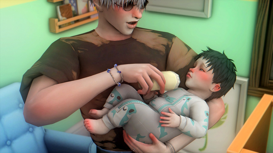 なるべく欲求を満タンの状態にしておきたいので半分ぐらいゲージが減ったところでミルクなどを飲ませたりもしていたのですが