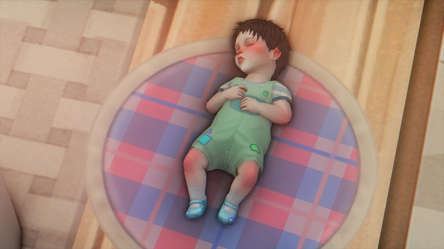 その後力尽きて息子は眠りましたがさすがに床に寝かせるのはまずいと思い