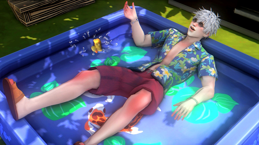 時々あれ?体の下になんかある?なんだアヒルさんか~みたいなことをやるのですが、これは遊んでいた幼児が置きっぱなしにしてしまったやつ的な設定なのではないかと勝手に思っています