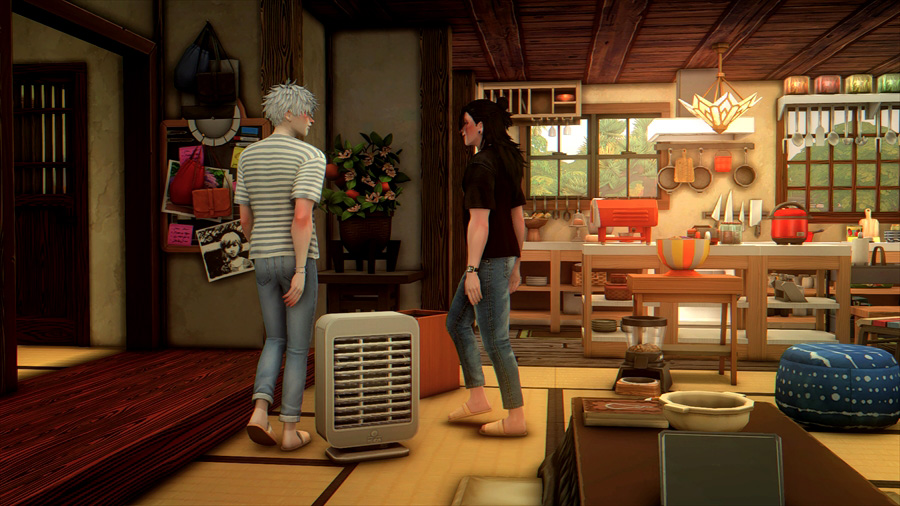 わざわざ来てくれた(来た)ので