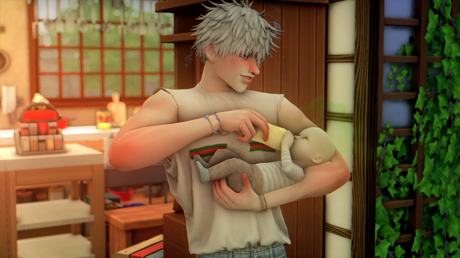 昔は赤ちゃんが何を求めているか分からず違うことを何回もするみたいなこともあった気がするのですがわりと的確に赤ちゃんの世話を指示なしにしてくれているのはちょっと感動