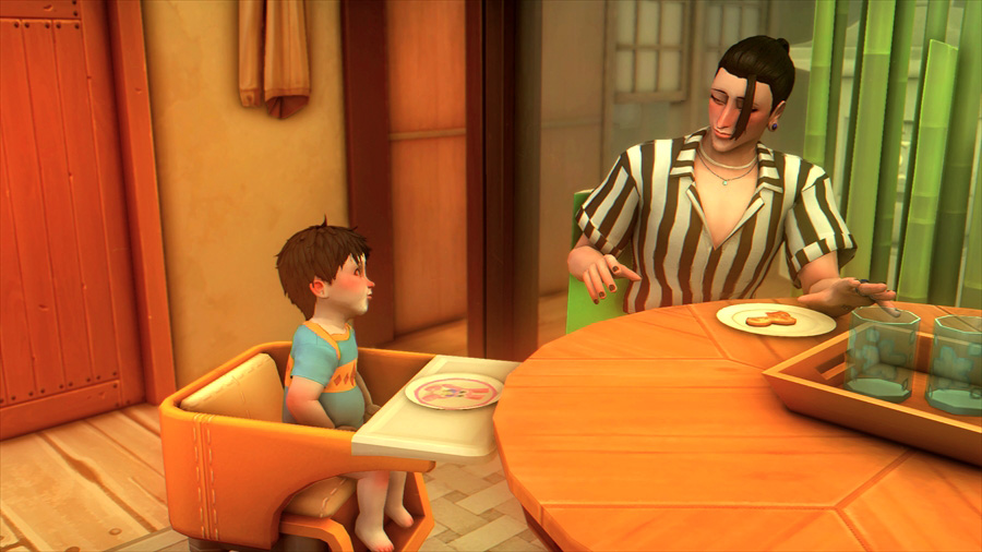 隣に座っていると