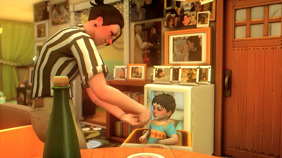 メグルのご飯の量が足りなかったみたいで傑がベビーフードを追加であげていました