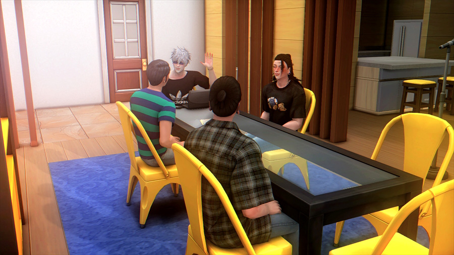 悟も誘って羂索と髙羽のマンションに遊びに行く