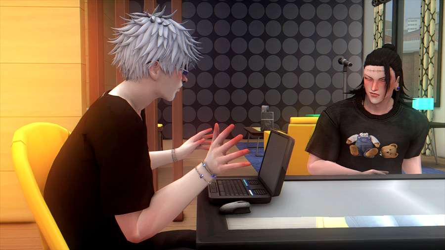 と家に来て早々に