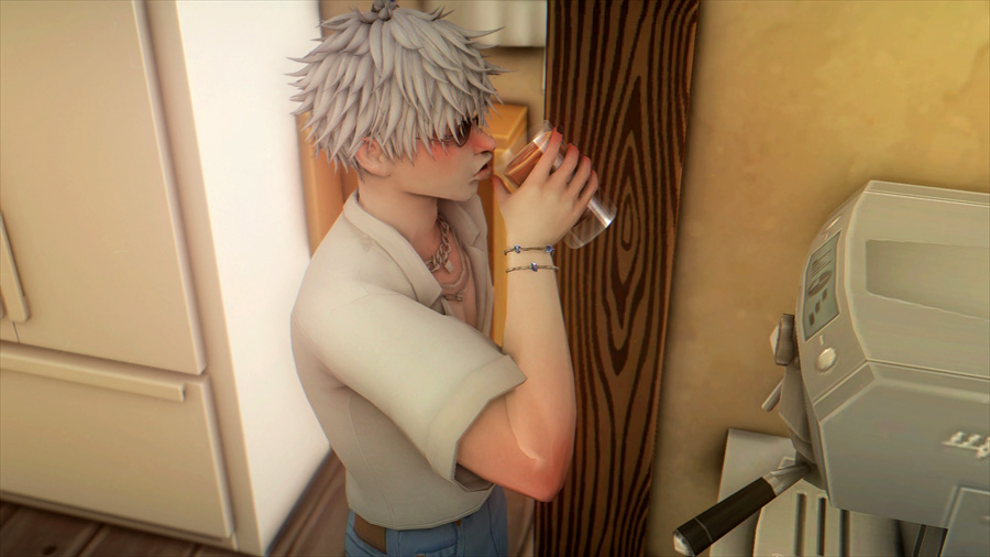 悟もデザート代わりに一杯頂く