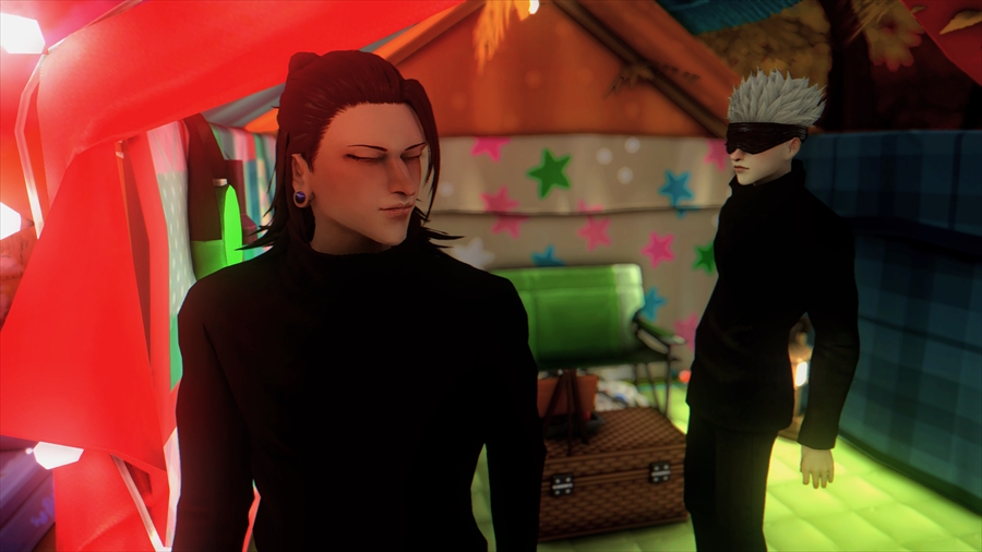 いつもと特に変わりないシム同士のやり取りだったのに見た目がW教師すぎて撮影に熱が入っていたのは言うまでもありません