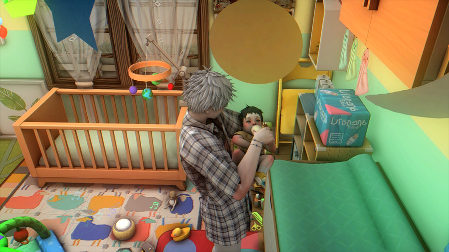 ミルクも飲ませ