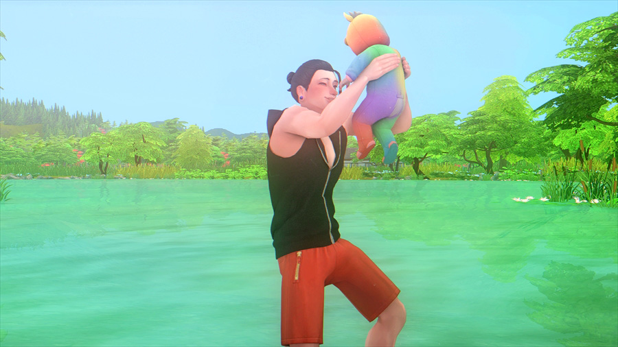 水に親しむミッションは完了したので