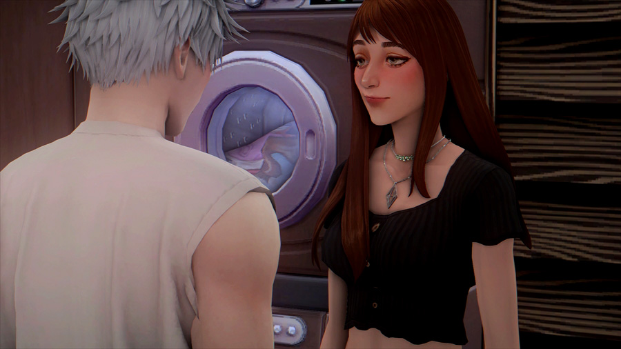 つけてもらったけど硝子さんシンプルなネックレス似合う