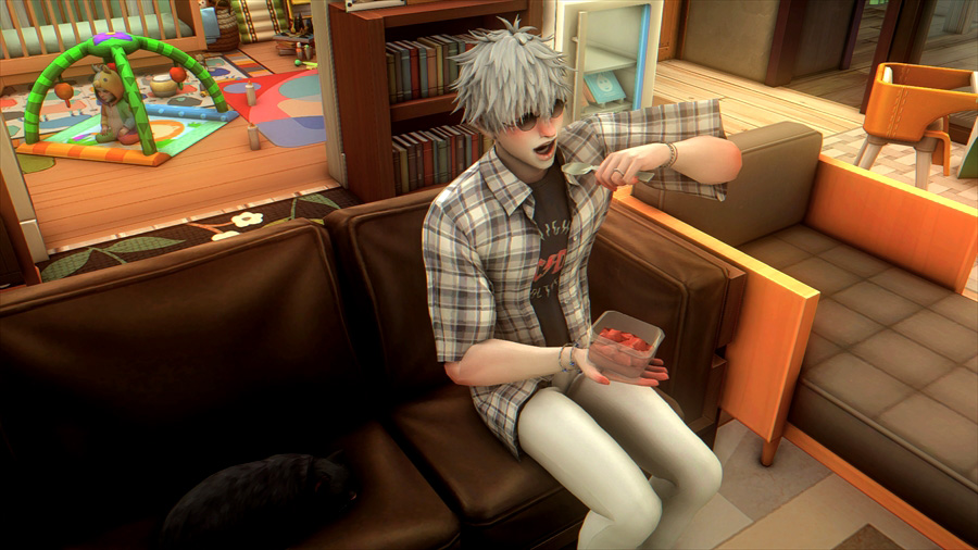 フォカッチャを作るのに使う下準備用の肉を冷蔵庫に保管しておいてあったのですが悟が勝手に食べていて笑いました。まだそれ素材の段階なんだけど!?