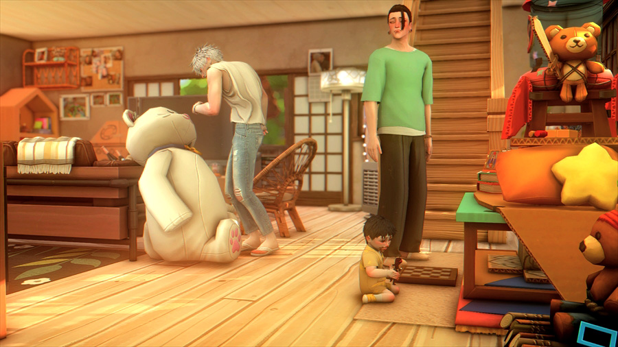 暫く息子とドールハウスで遊んだ後近くを見たら