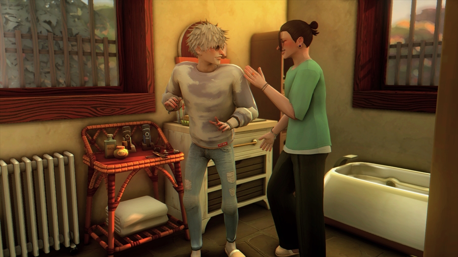 Lovestruck追加パックで新しく入ったアクションをお試し中