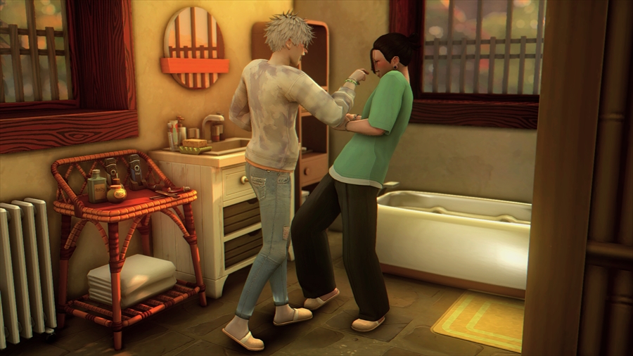 シムズシリーズは基本直接的な性表現をしないゲームだと思っているので公式がセクシーな表現を出してくると許容範囲なのだろうかと少し心配になる