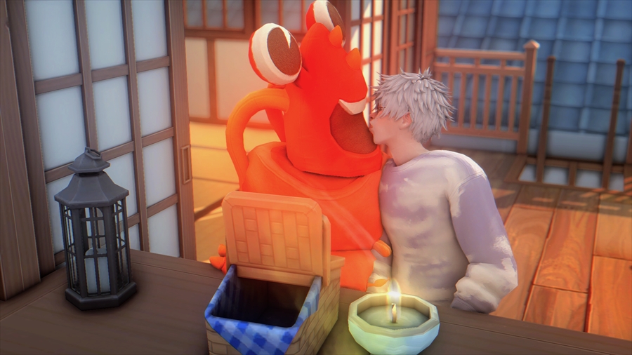 この状態でいちゃいちゃできるものの