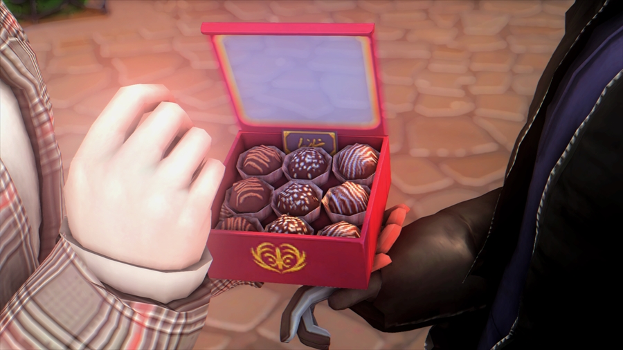 Lovestruck スイートハートボックスというちょっとしたデザート的なものが購入できまして